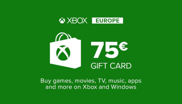 Microsoft Xbox Gift Card 75€ (Euro area)