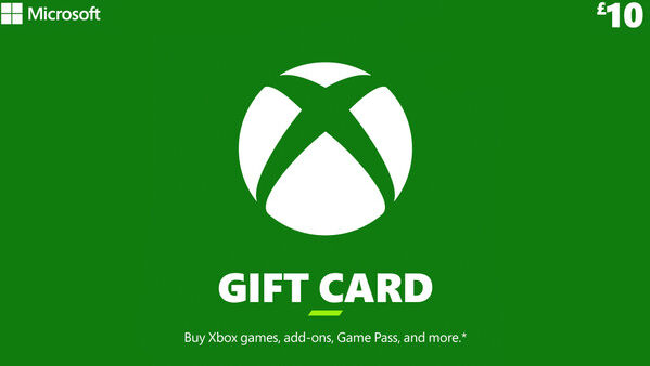 Microsoft Xbox Gift Card 10£