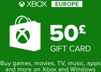 Microsoft Xbox Gift Card 50£