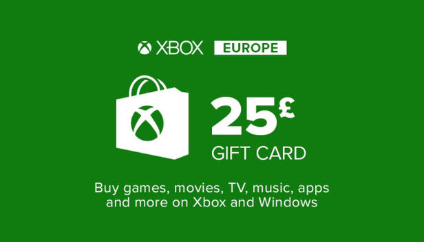 Microsoft Xbox Gift Card 25£