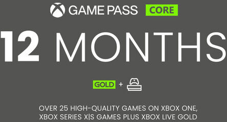 Microsoft Xbox Game Pass Core 12 Month