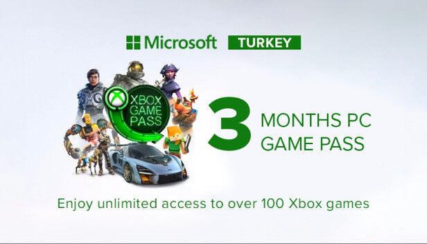 Microsoft Xbox Game Pass 3 Months Xbox