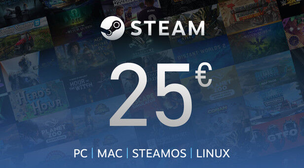 Steam Gift Card 25€