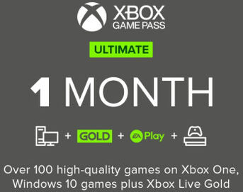 Microsoft Xbox Game Pass Ultimate 1 Month Non-Stackable