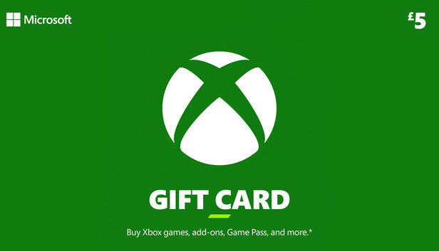 Microsoft Xbox Gift Card 5£