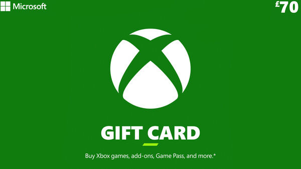 Microsoft Xbox Gift Card 70£