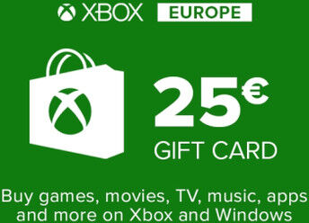 Microsoft Xbox Gift Card 25€ (Euro area)