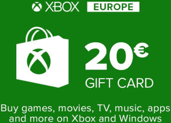 Microsoft Xbox Gift Card 20€ (Euro area)