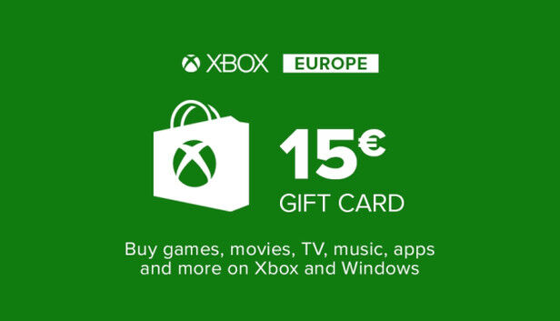 Microsoft Xbox Gift Card 15€ (Euro area)