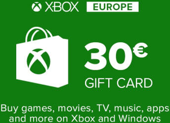 Microsoft Xbox Gift Card 30€ (Euro area)