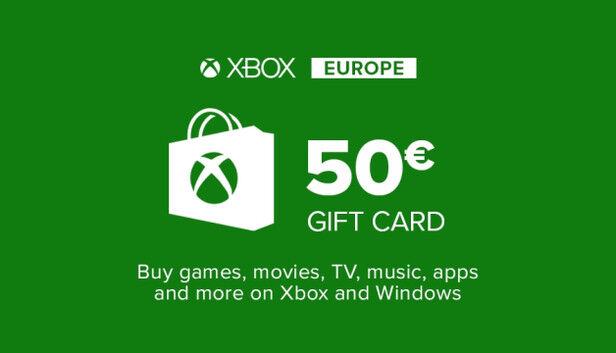 Microsoft Xbox Gift Card 50€ (Euro area)