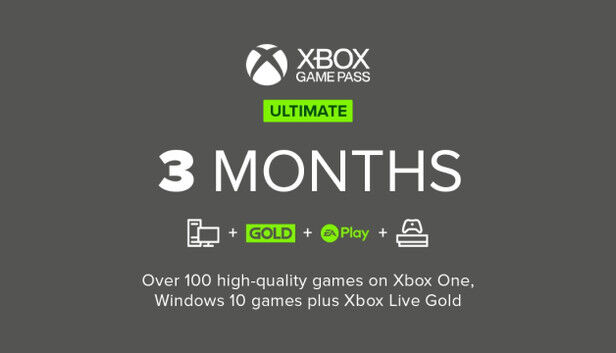 Microsoft Xbox Game Pass Ultimate 3 Months