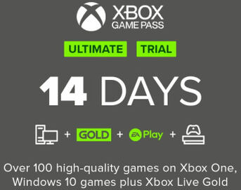 Microsoft Xbox Game Pass Ultimate 14 Day Trial (Only New Accounts)