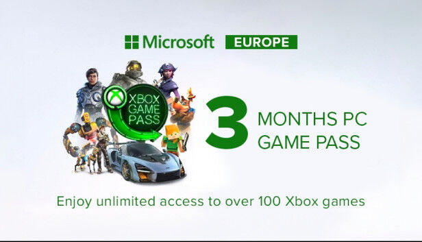 Microsoft Xbox Game Pass 3 months PC