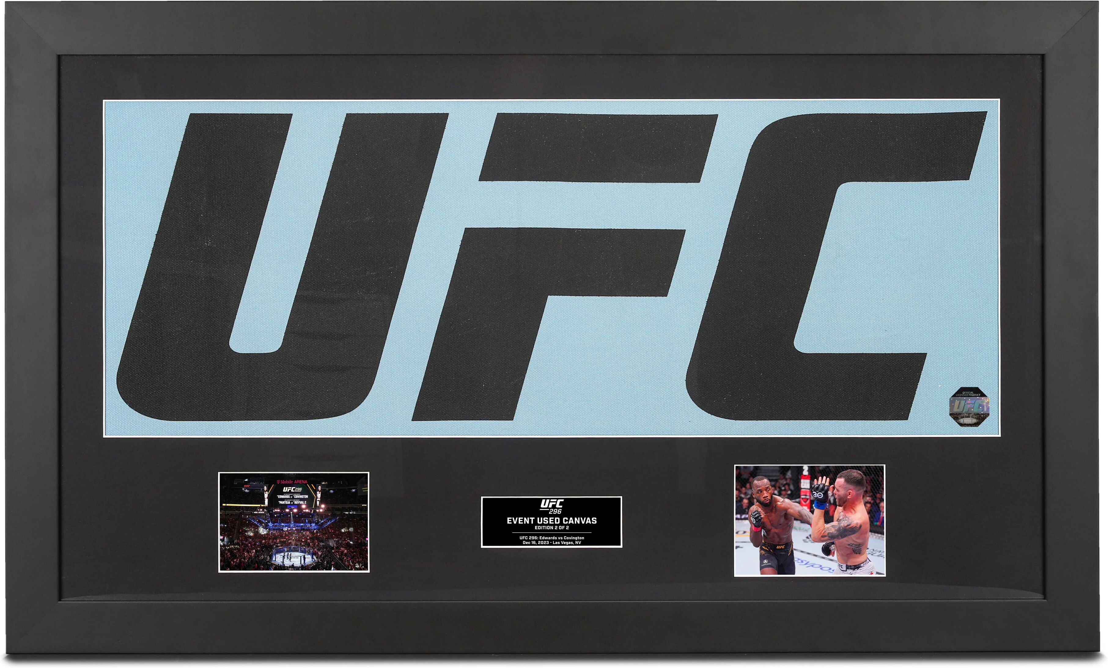 UFC Collectibles UFC 296: Edwards vs Covington UFC Logo Canvas & Photos