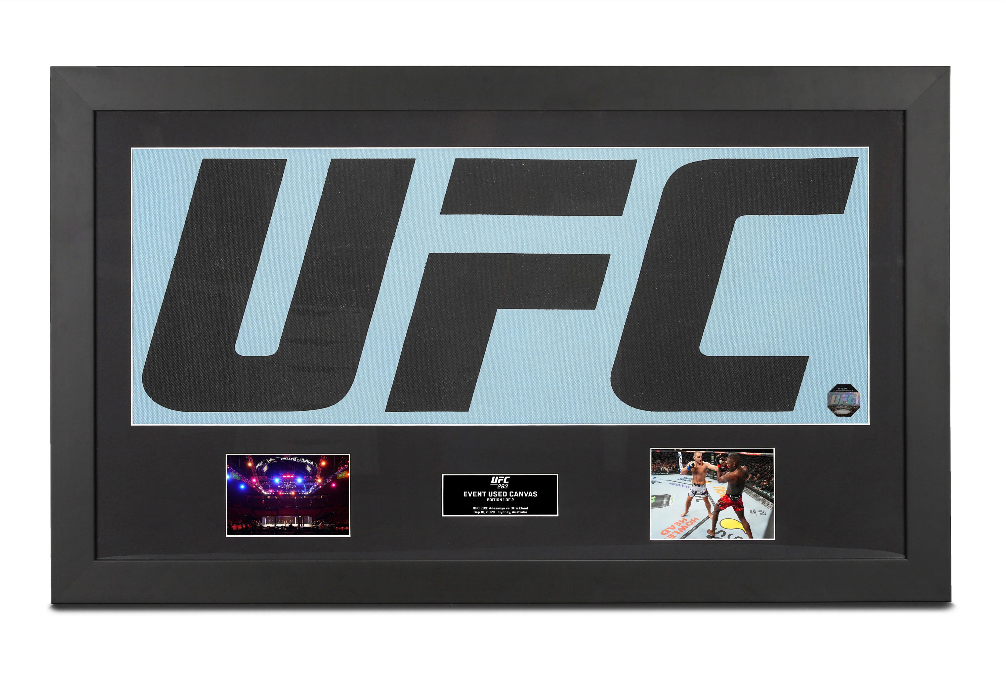 UFC Collectibles UFC 293: Adesanya vs Strickland UFC Logo Canvas & Photos