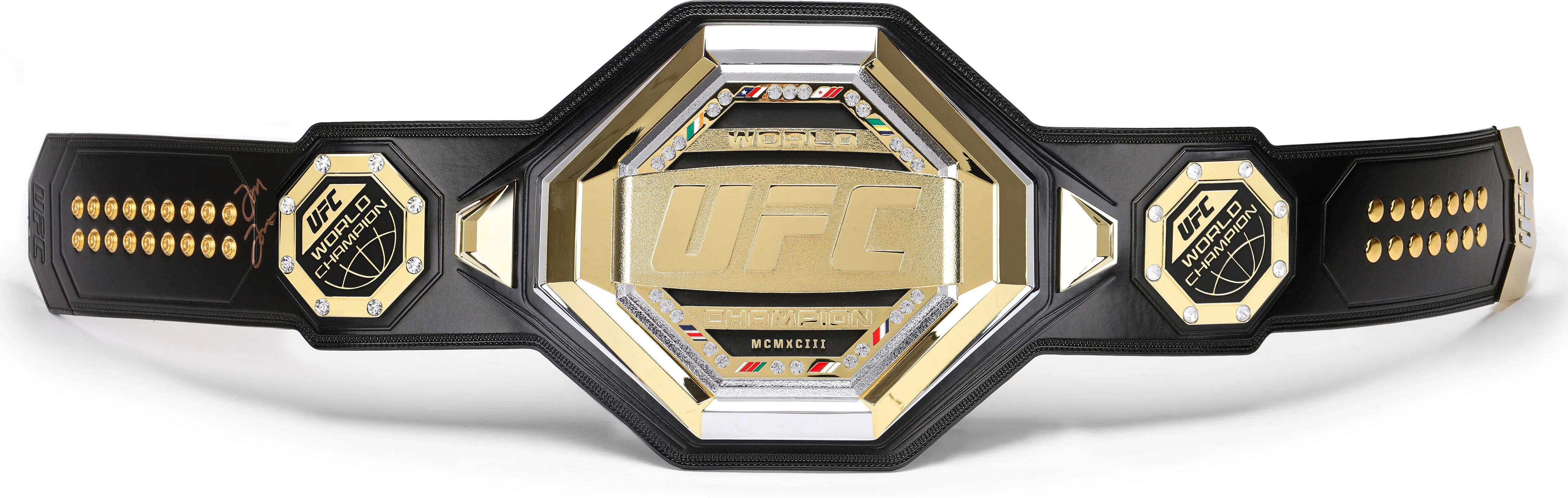 UFC Collectibles Jon Jones Signed UFC Legacy Championship Replica Belt