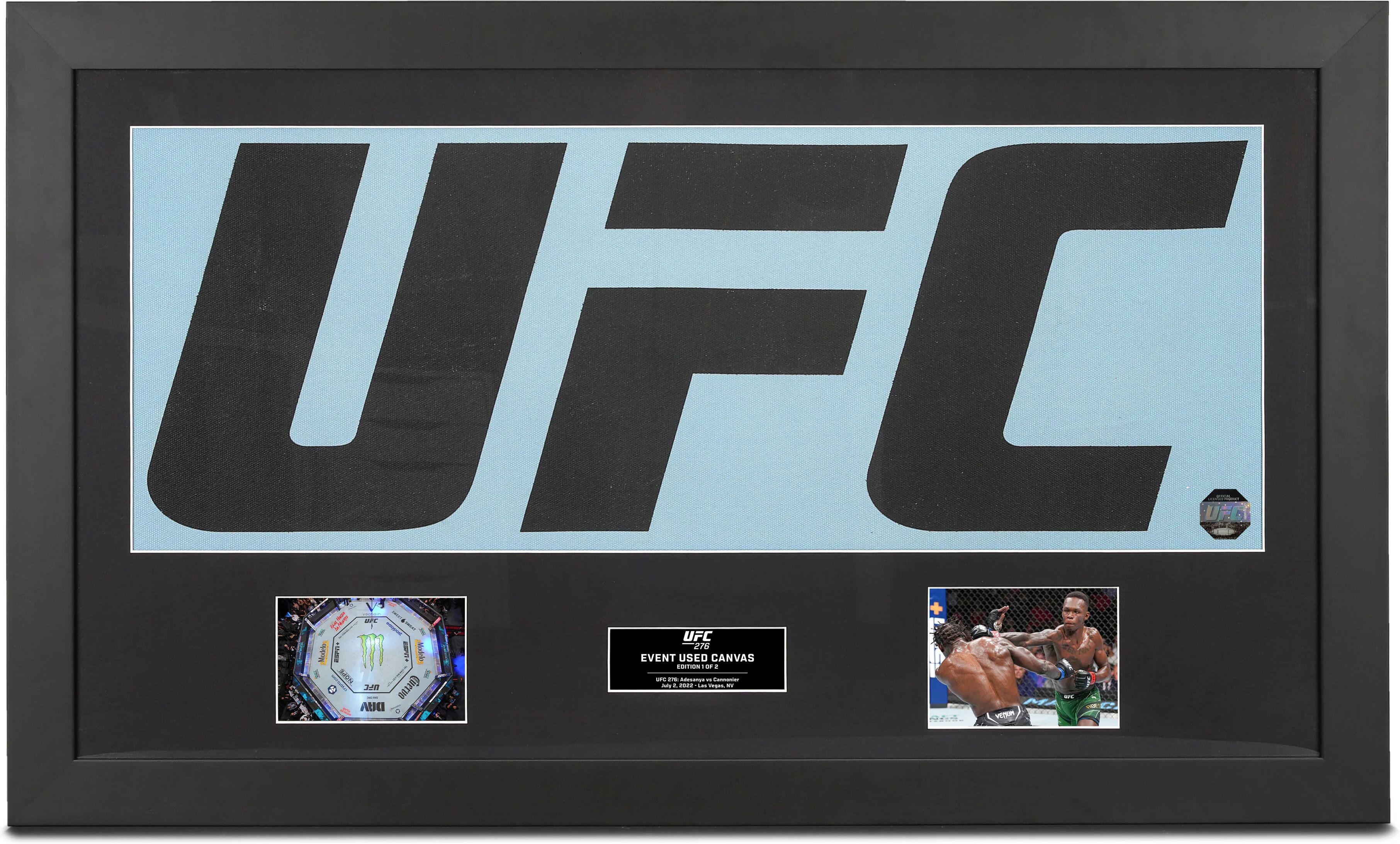 UFC Collectibles UFC 276: Adesanya vs Cannonier UFC Logo Canvas & Photo