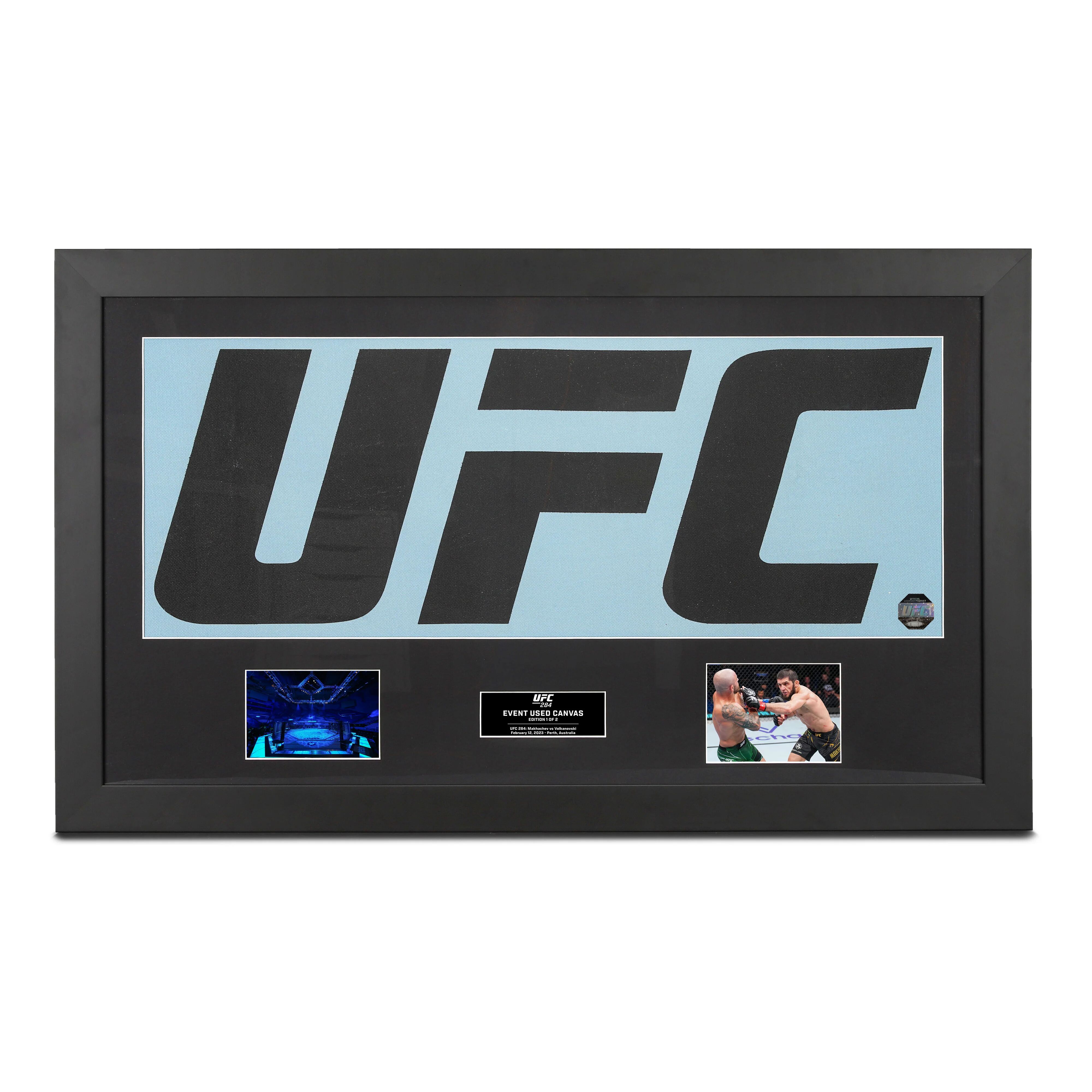 UFC Collectibles UFC 284: Makhachev vs Volkanovski UFC Logo Canvas & Photo