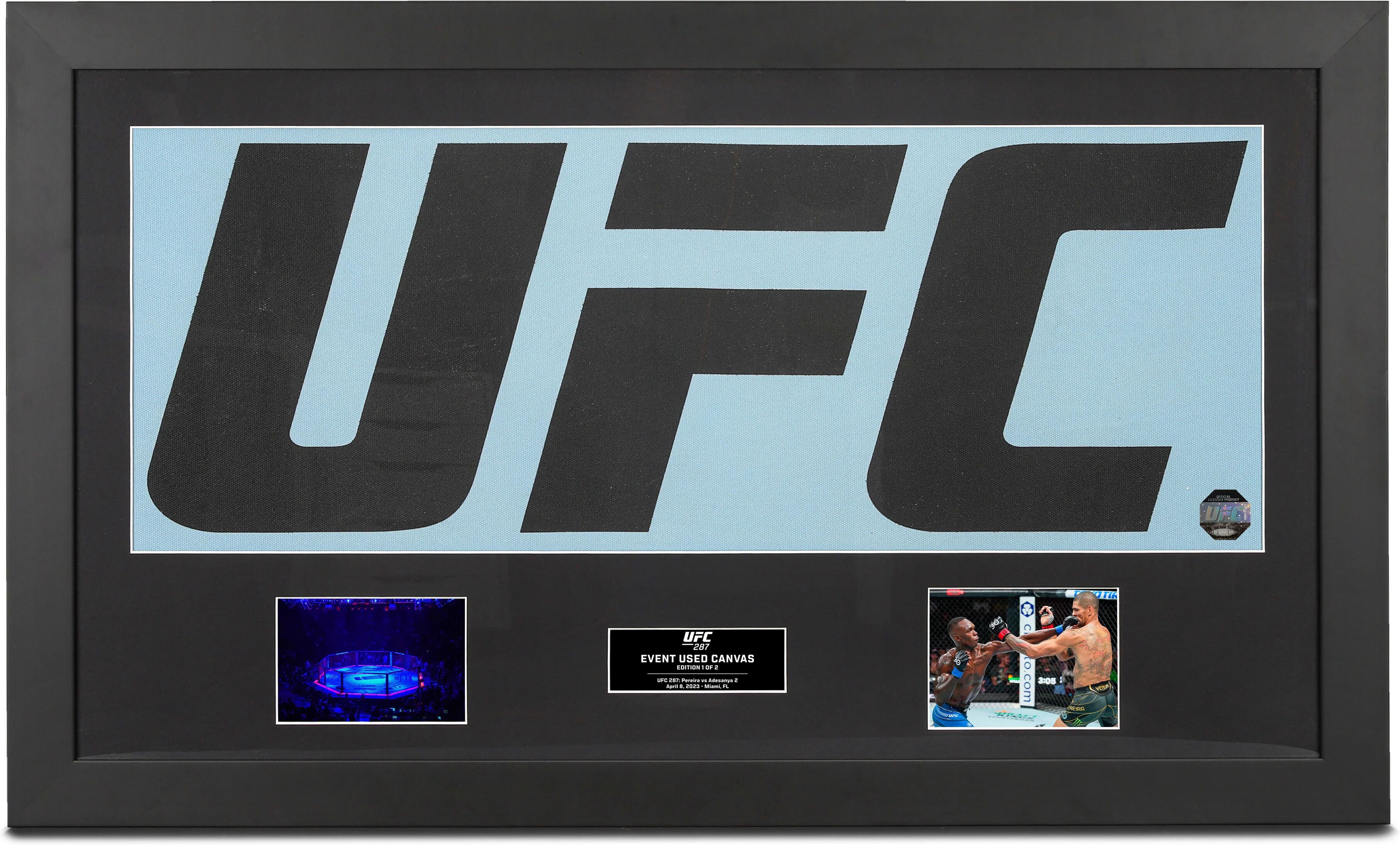 UFC Collectibles UFC 287: Pereira vs Adesanya 2 UFC Logo Canvas & Photo