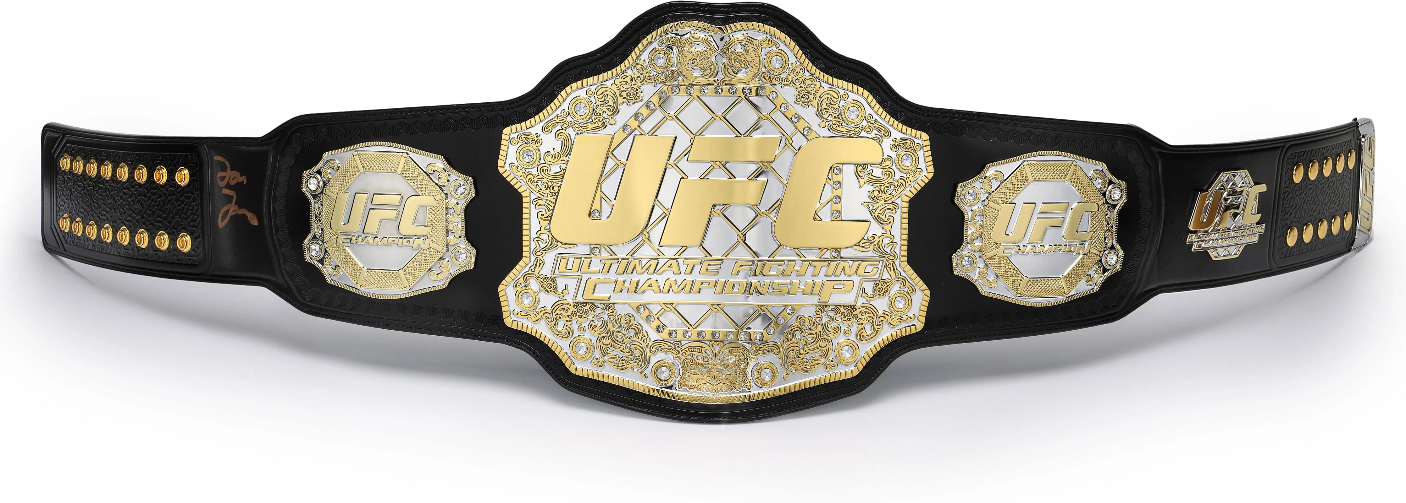 UFC Collectibles Jon Jones Signed UFC Classic Championship Replica Belt