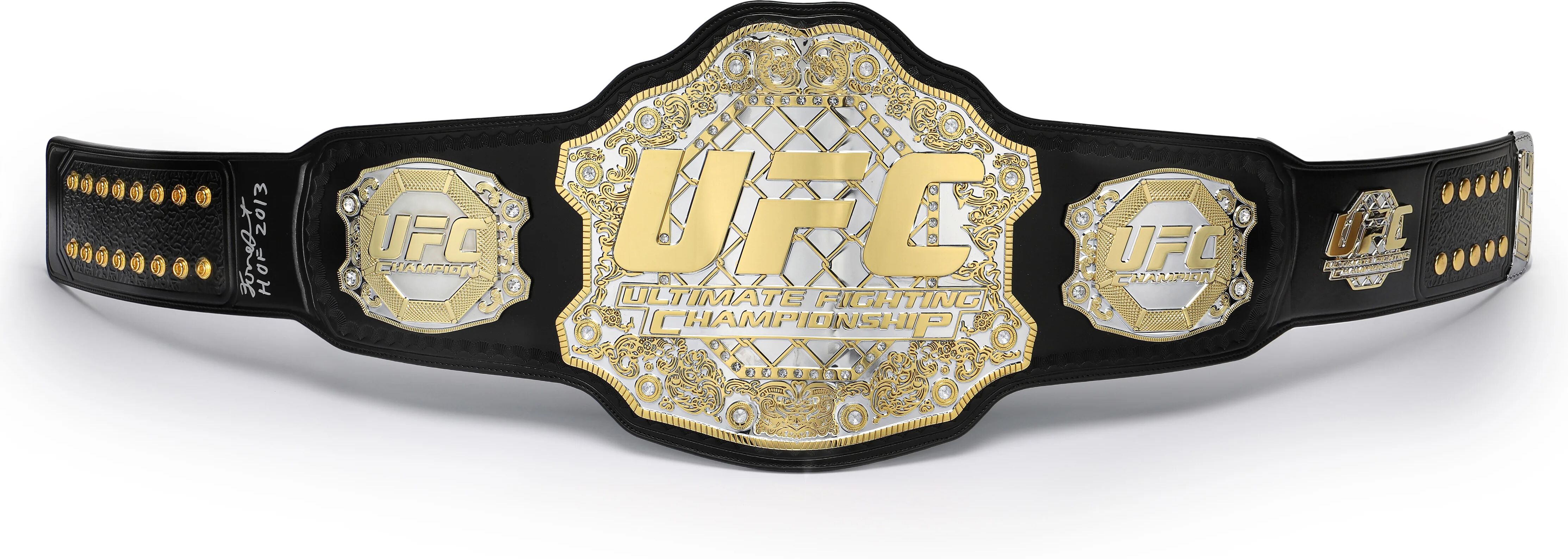 UFC Collectibles Forrest Griffin Signed UFC Replica Classic Championship Belt