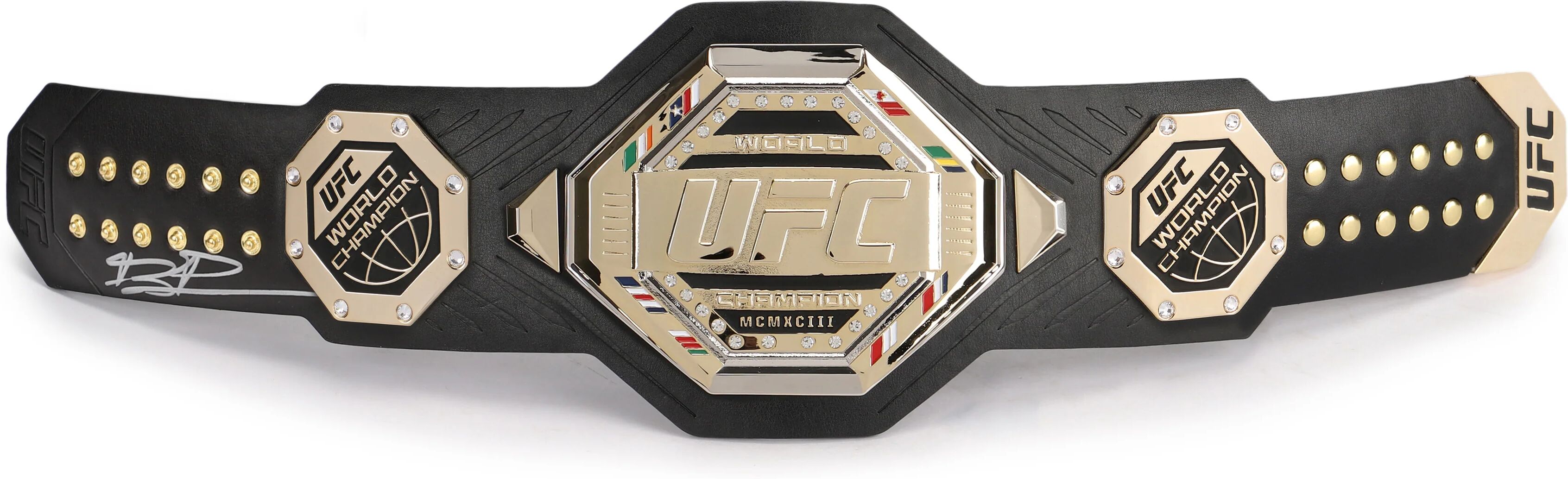 UFC Collectibles Jiří Procházka Signed UFC Legacy Replica Desktop Belt