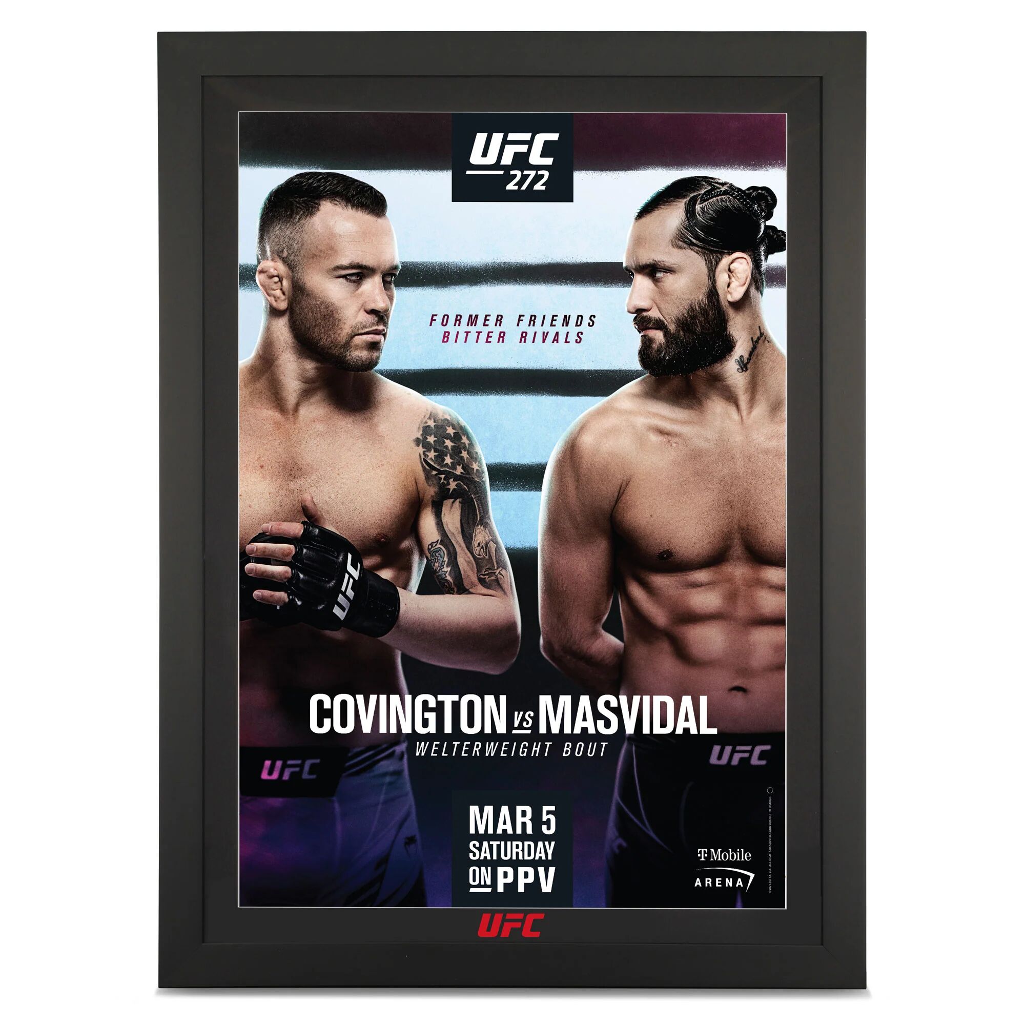 UFC Collectibles UFC 272: Covingon Vs Masvidal Autographed Poster