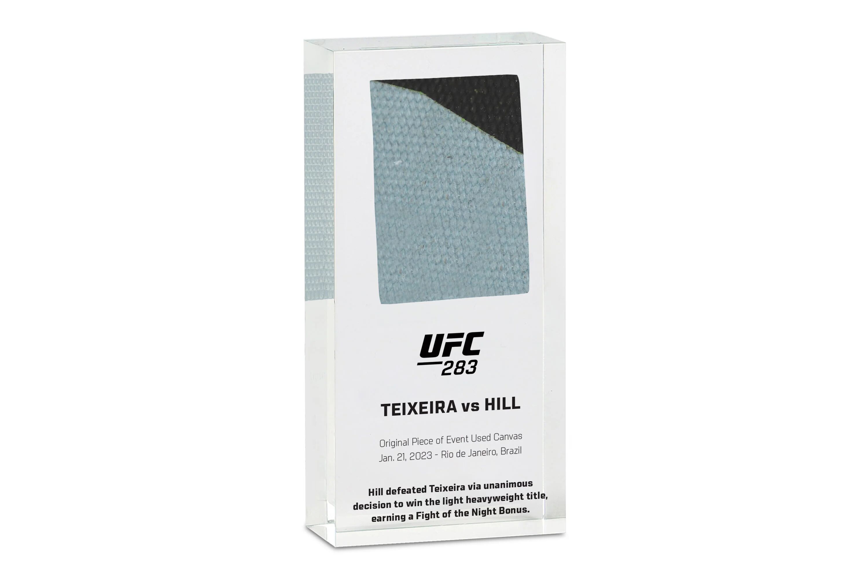 UFC Collectibles UFC 283: Teixeira vs Hill Canvas in Acrylic