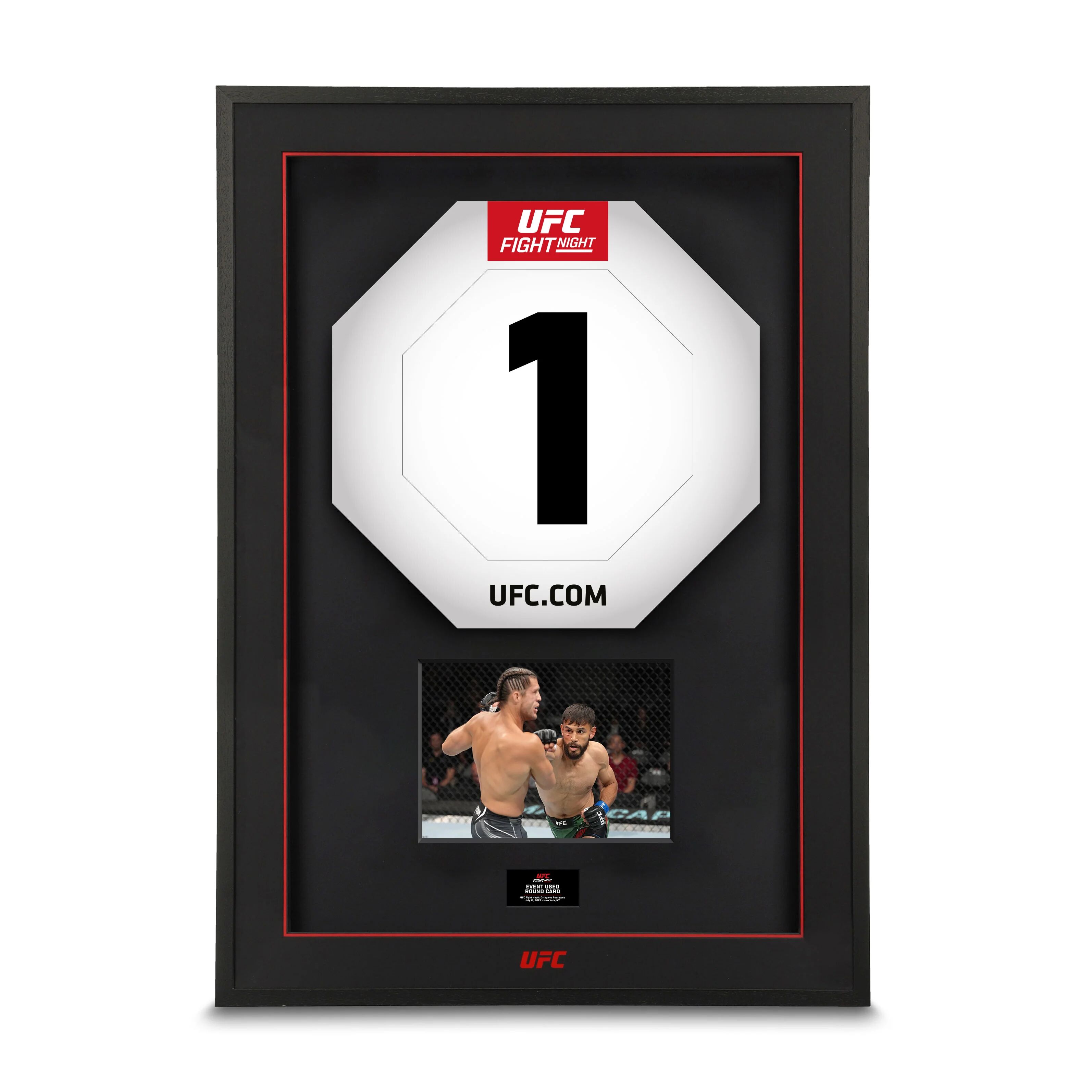 UFC Collectibles UFC Fight Night: Ortega vs Rodriguez Round Cards