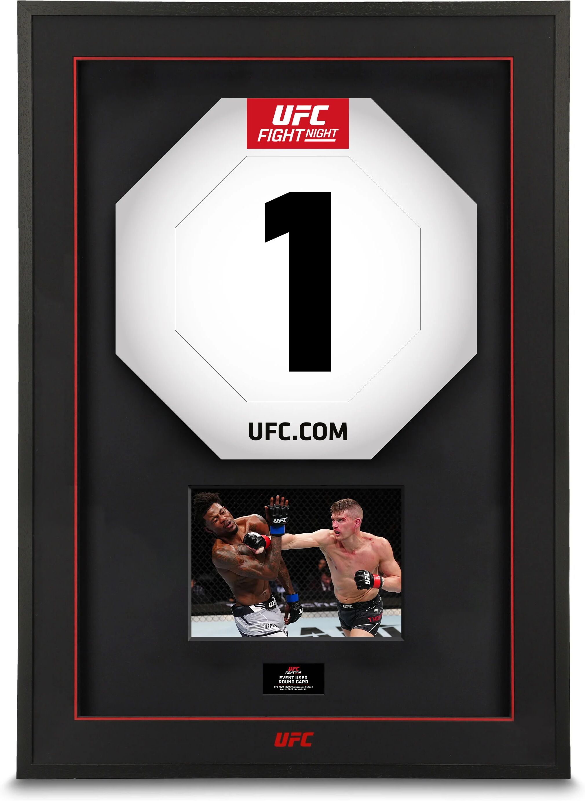 UFC Collectibles UFC on ESPN: Thompson vs Holland Round Cards