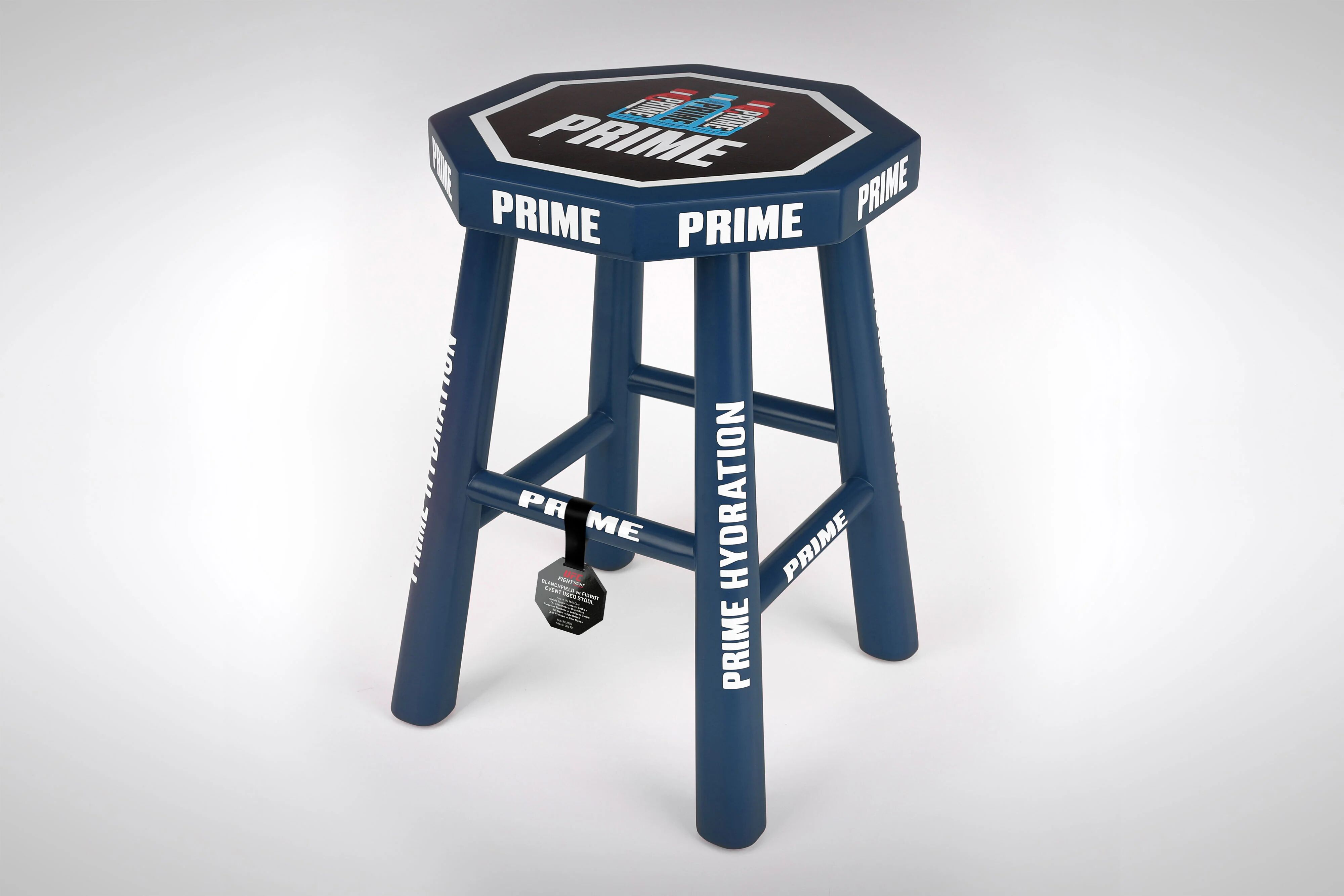 UFC Collectibles UFC Fight Night: Blanchfield vs Fiorot Event Used Cornerman Stool - Blue