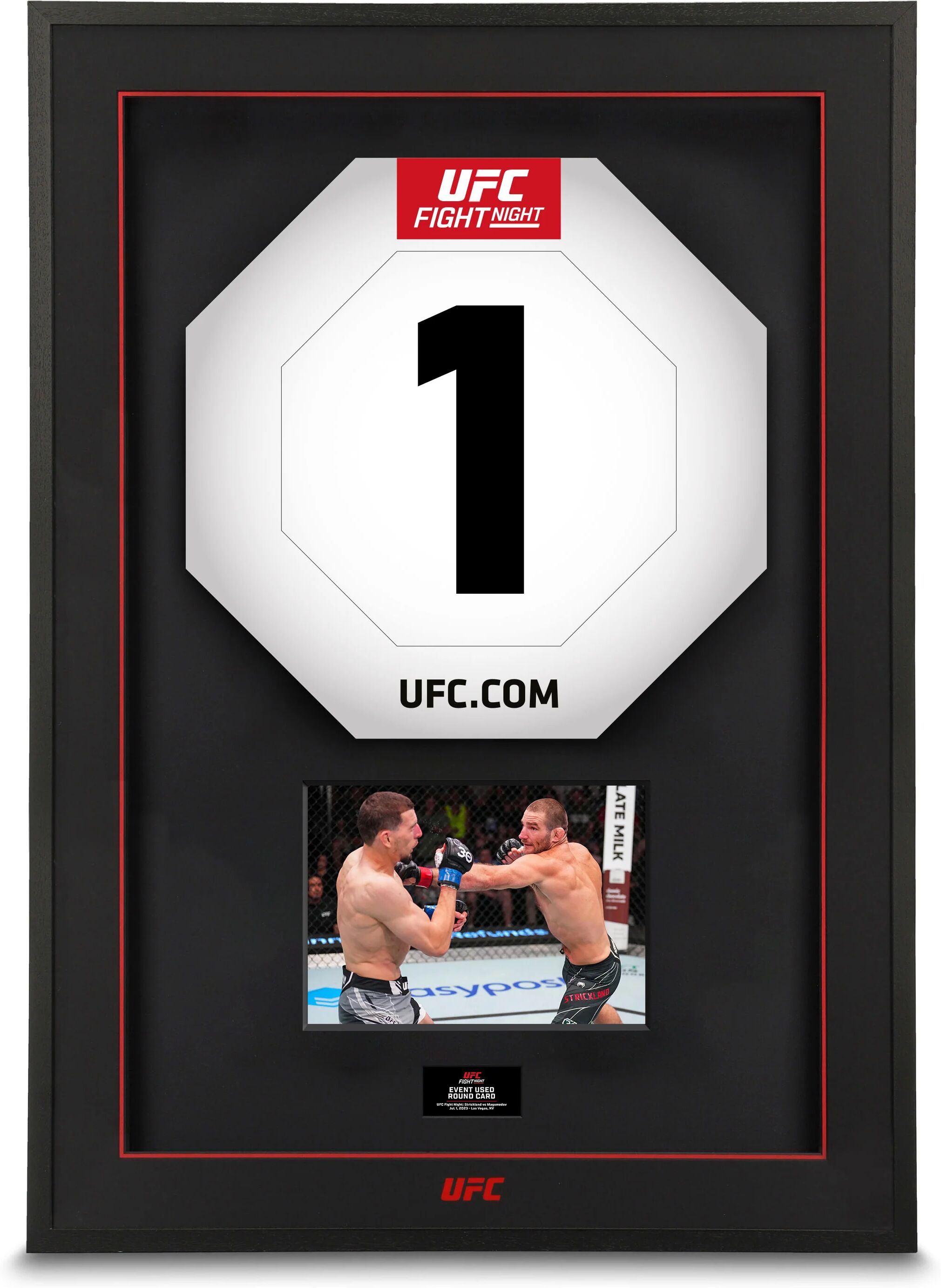 UFC Collectibles UFC Fight Night: Strickland vs Magomedov Round Cards