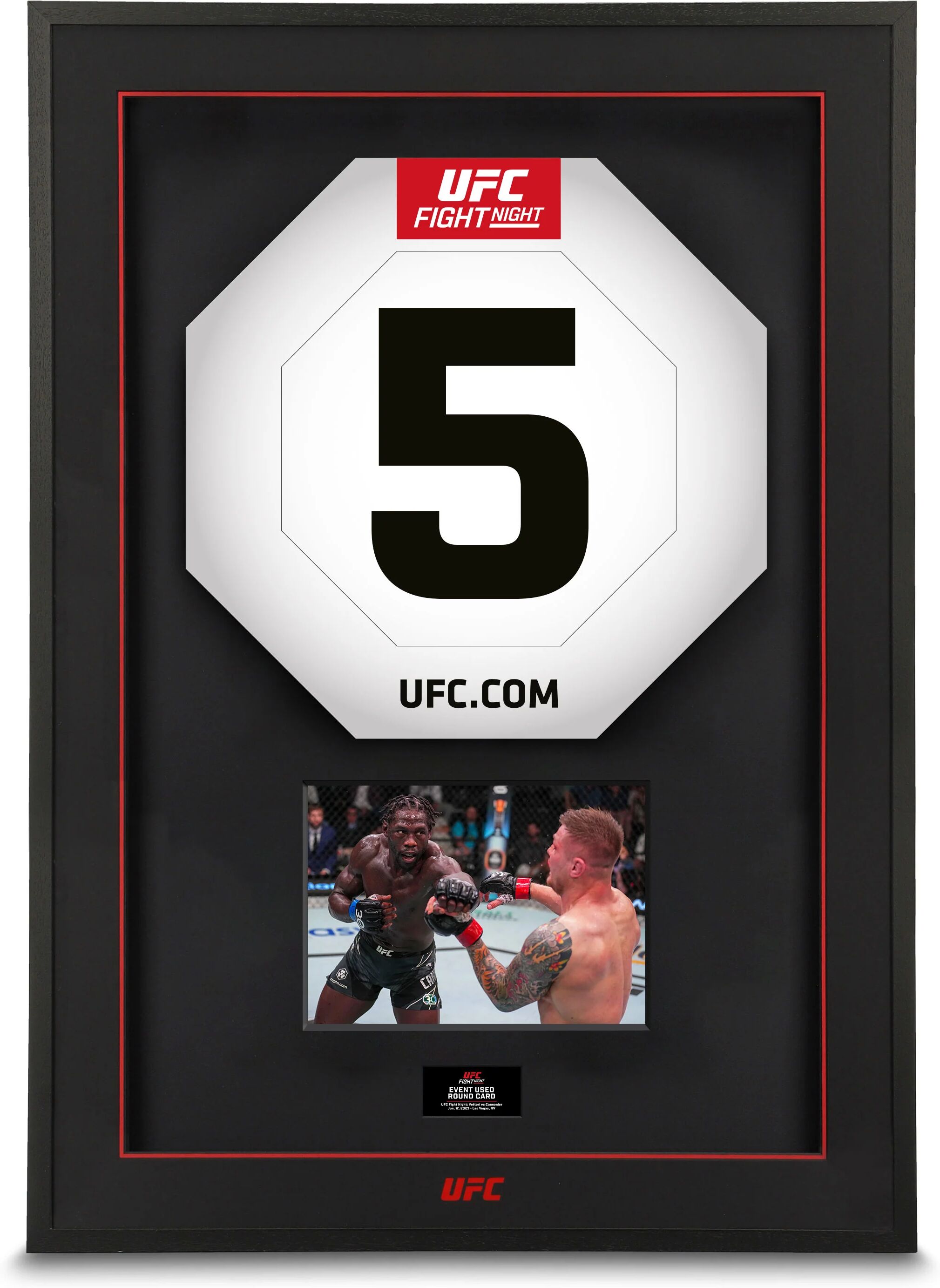 UFC Collectibles UFC Fight Night: Vettori vs Cannonier Round Cards