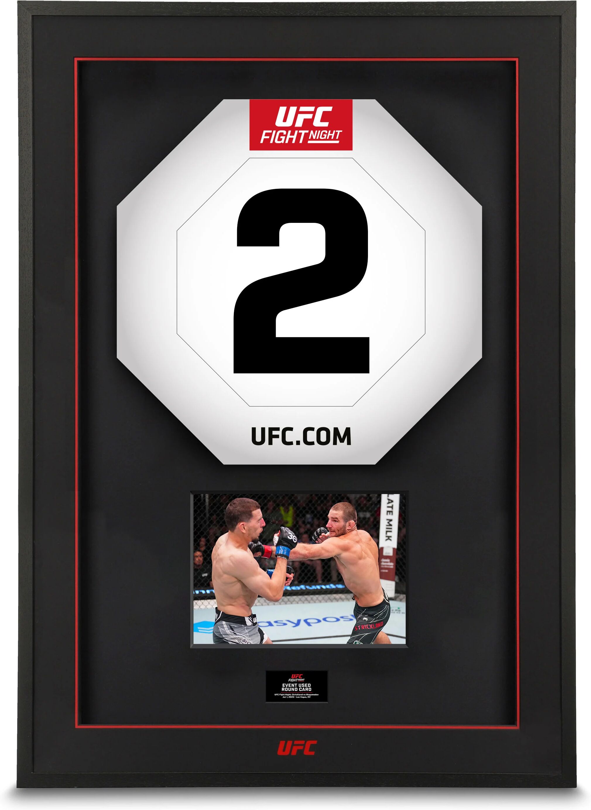 UFC Collectibles UFC Fight Night: Strickland vs Magomedov Round Cards