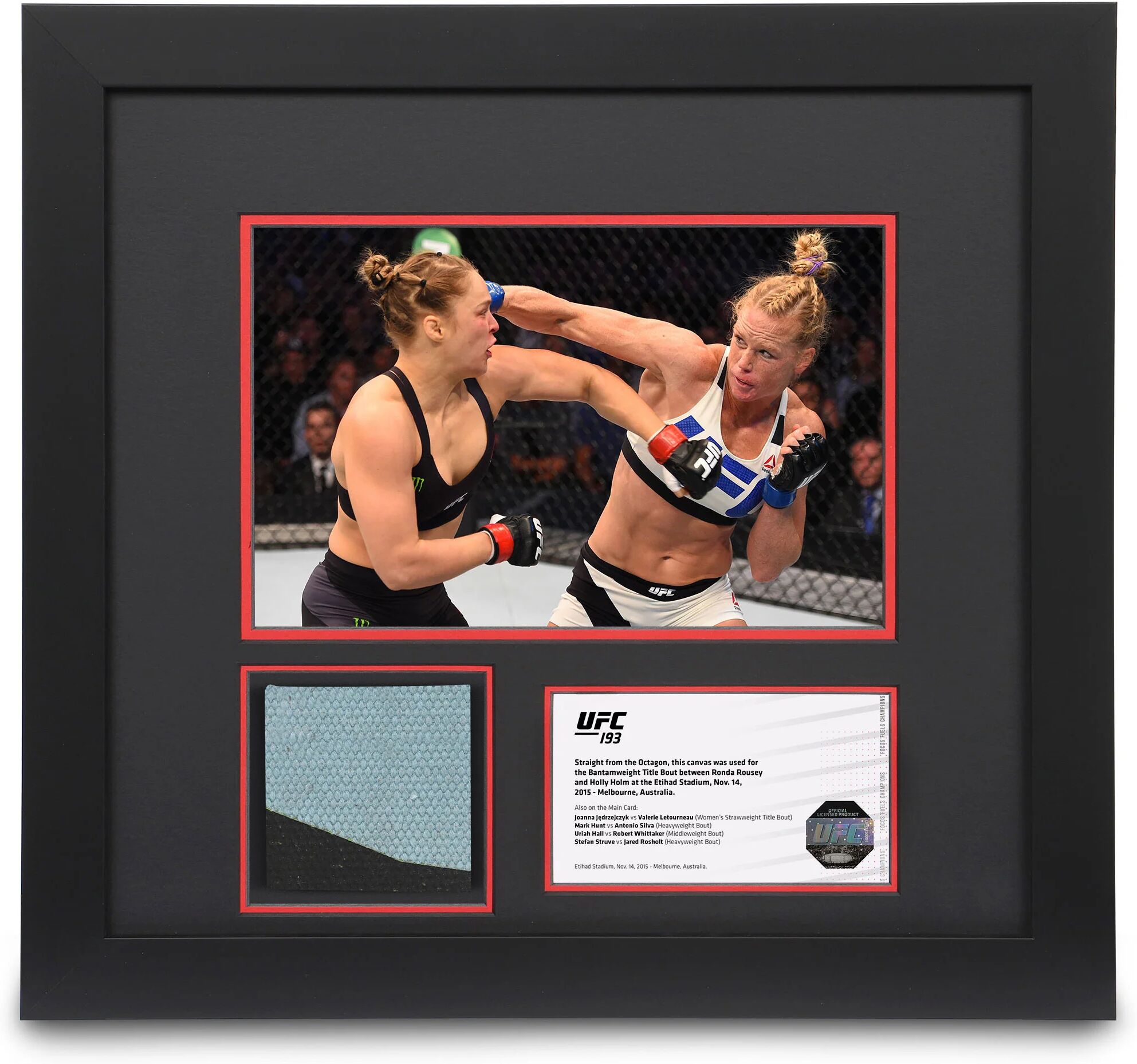 UFC Collectibles UFC 193: Rousey vs Holm Canvas & Photo