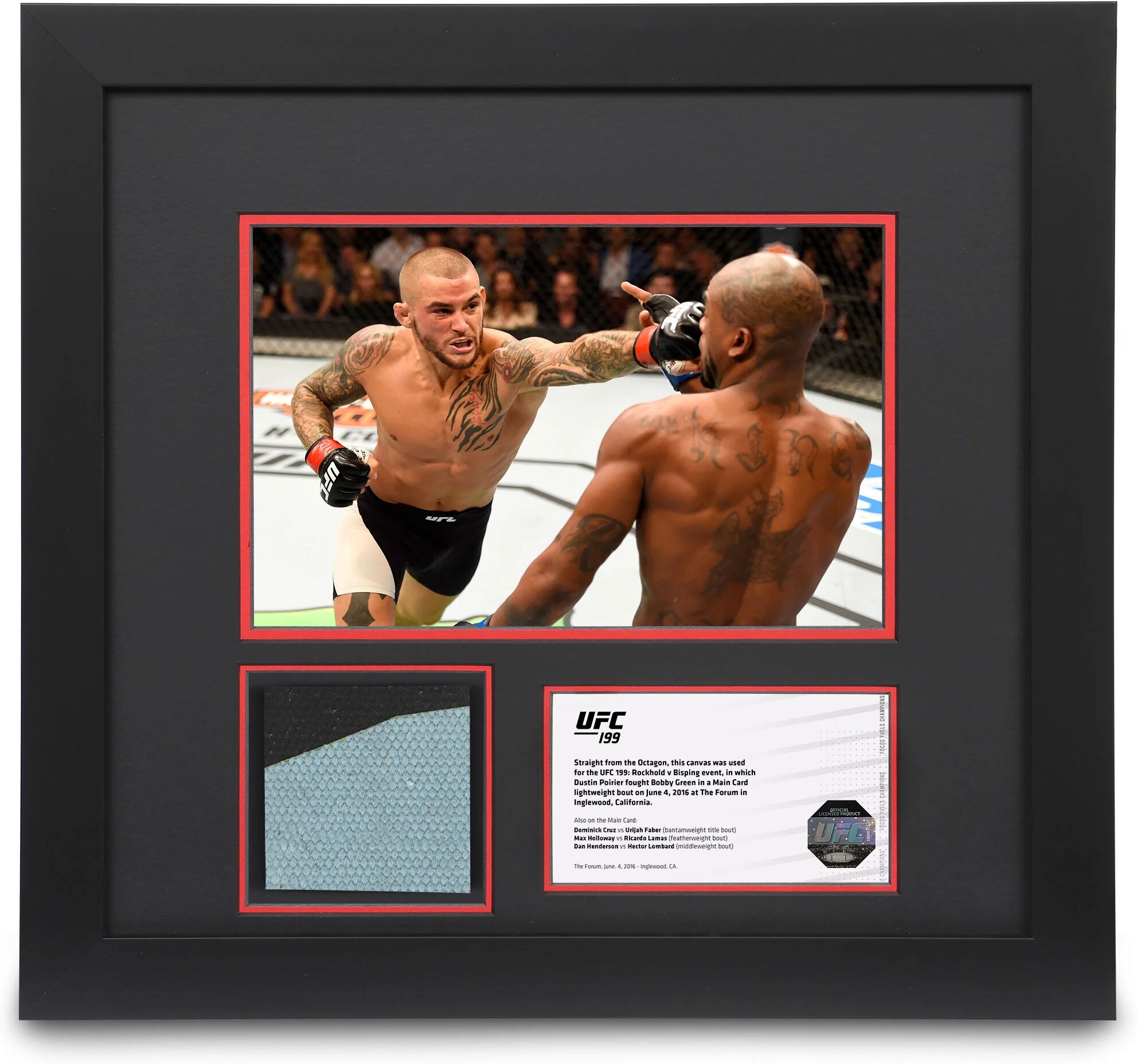 UFC Collectibles UFC 199: Rockhold vs Bisping 2 Canvas & Photo - Poirier vs Green