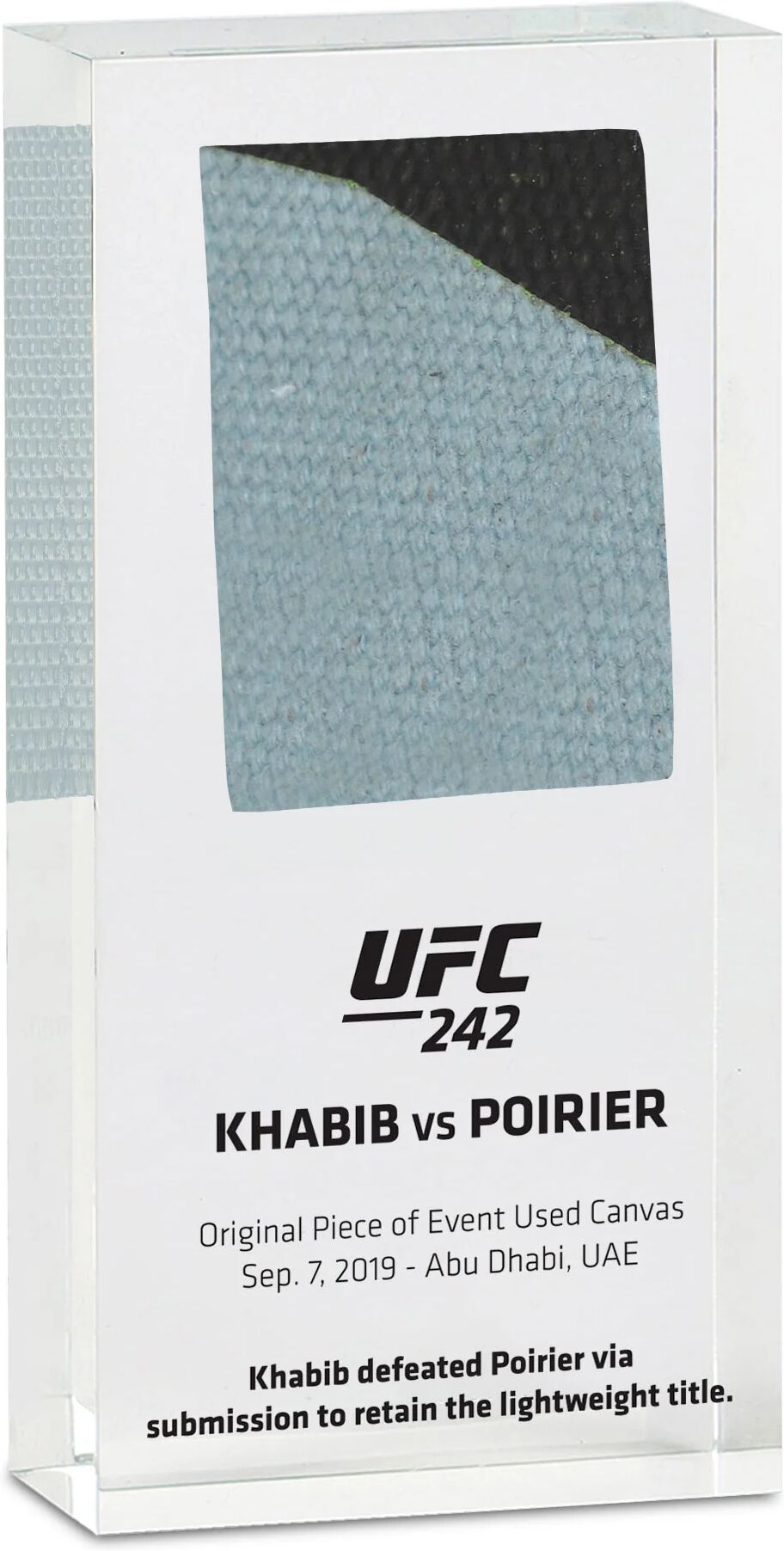 UFC Collectibles UFC 242: Khabib vs Poirier Canvas in Acrylic