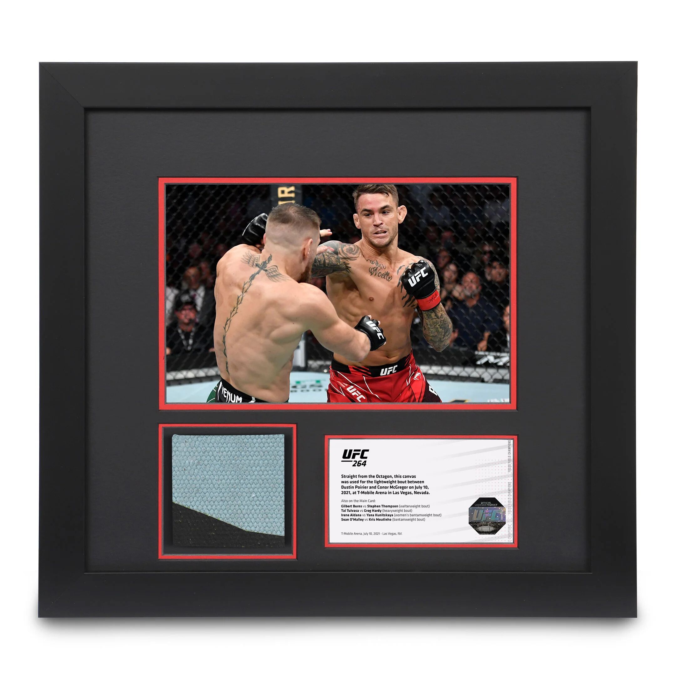 UFC Collectibles UFC 264: Poirier vs McGregor 3 Canvas & Photo - Poirier Punches