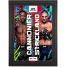 UFC Collectibles UFC Fight Night: Cannonier vs Strickland Autographed Event Poster (FN119)