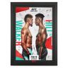 UFC Collectibles UFC Fight Night: Walker vs Hill Autographed Poster
