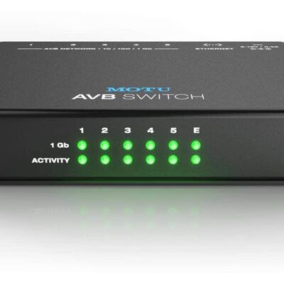 MOTU MOTU Five-Port AVB Ethernet Switch MOTU MOTU Five-Port AVB Ethernet Switch