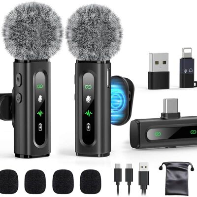 Unbranded USB C Lavalier Microphone Wireless Mini Mic for Type... Unbranded USB C Lavalier Microphone Wireless Mini Mic for Type...