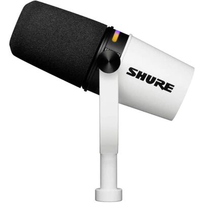 Shure Shure MV7+ Podcast Microphone White Shure Shure MV7+ Podcast Microphone White