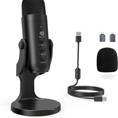 Unbranded USB Microphone,Condenser Computer PC Mic,Plug&Pl... Unbranded USB Microphone,Condenser Computer PC Mic,Plug&Pl...