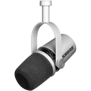 Shure SHURE MV7 XLR / USB MICROPHONE   SILVER   MV7-S