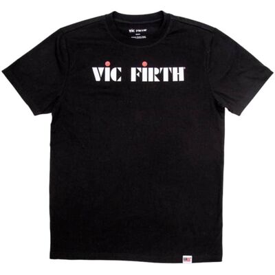 Vic Firth Logo T-Shirt, Black, Small Vic Firth Logo T-Shirt, Black, Small
