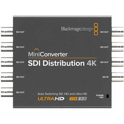 Blackmagic Design Mini Converter - SDI Distribution 4K Blackmagic Design Mini Converter - SDI Distribution 4K