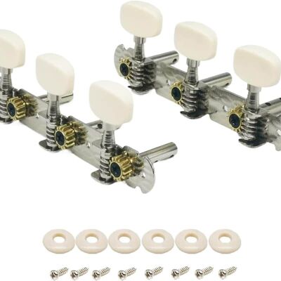 Unbranded 3-on-a-plate-tuner 3R3L Acoustic Guitar Tuning Pegs ... Unbranded 3-on-a-plate-tuner 3R3L Acoustic Guitar Tuning Pegs ...