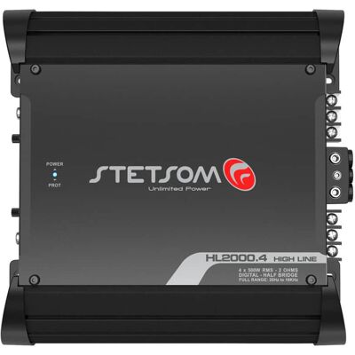 Stetsom Stetsom HL2000.4 2-Ohms High Line Car Audio Amplifier ... Stetsom Stetsom HL2000.4 2-Ohms High Line Car Audio Amplifier ...
